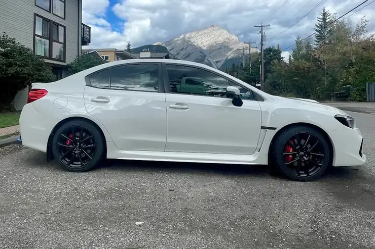 Subaru WRX from Canmore with 3M Crystalline tint
